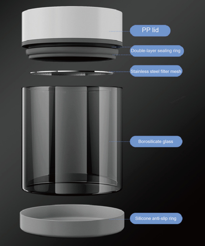 Electric Vacuum Glass Sealing Jar for Mushroom Storage Fresh Box