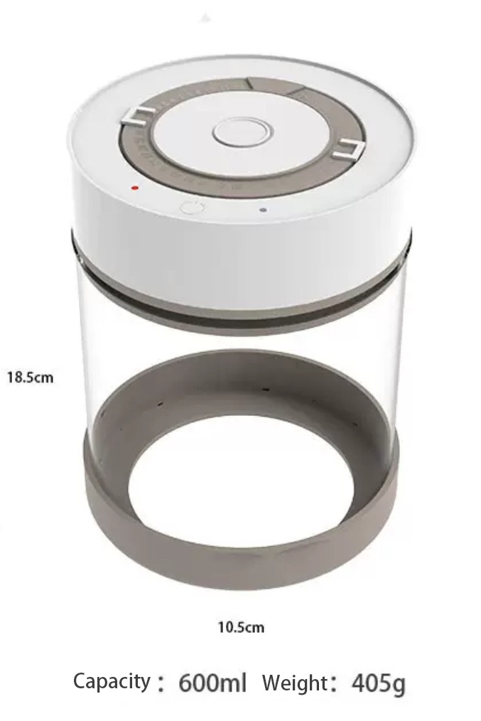 Electric Vacuum Glass Sealing Jar for Mushroom Storage Fresh Box