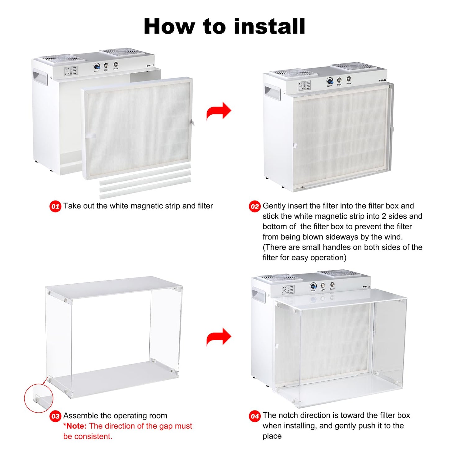 Autoshroomer Filtration Laminar Flow Hood H14 HEPA for ISO Class 5 Cleanlines